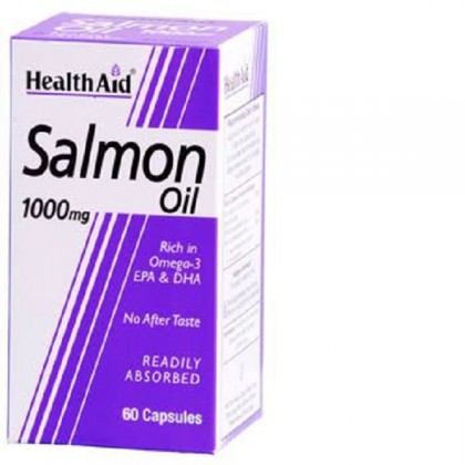 HEALTH AID Salmon Oil Freshwater 1000mg 60 Κάψουλες
